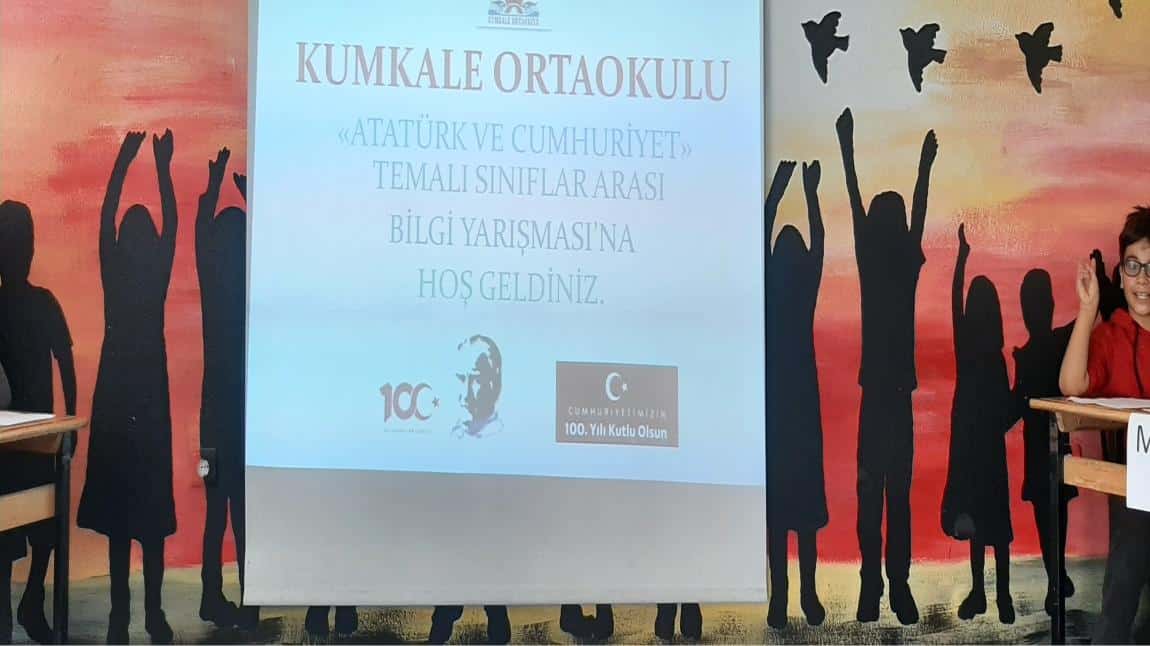 Atatürk ve Cumhuriyet Temalı Bilgi Yarışmamızı Yaptık